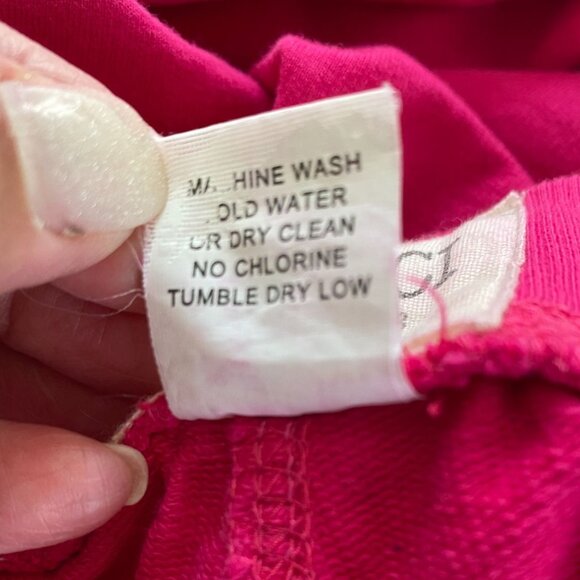 Lagaci Est. 1998 Womens Hot Pink Cotton Outer Banks Jogging Pants Size L Workout - Picture 7 of 11